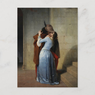 Francesco Hayez - Het Kiss Briefkaart