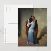 Francesco Hayez - Het Kiss Briefkaart (Voorkant / Achterkant)