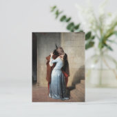 Francesco Hayez Kiss Il Bacio Art tentoonstelling Briefkaart (Staand voorkant)