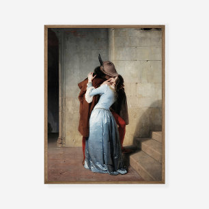 Francesco Hayez Kiss Il Bacio Art tentoonstelling Poster