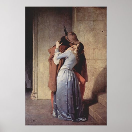 Francesco Hayez Kiss Poster (Voorkant)