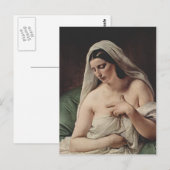 Francesco Hayez- Odalisque Briefkaart (Voorkant / Achterkant)