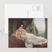 Francesco Hayez- Reclining-odalisque Briefkaart (Voorkant / Achterkant)