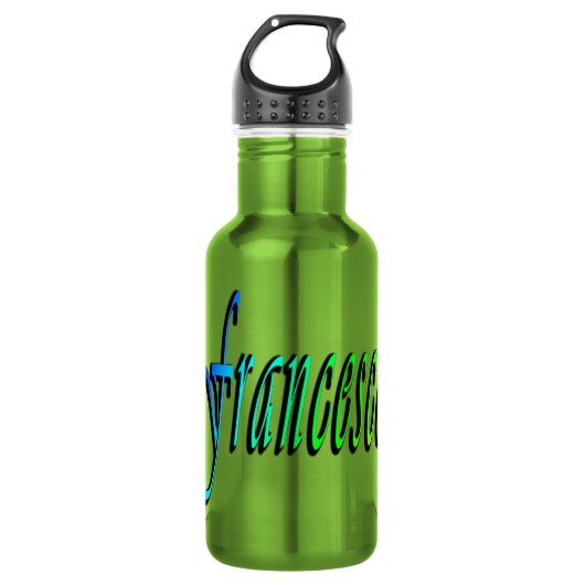 Francesco, naam, Logo, Waterfles (Voorkant)