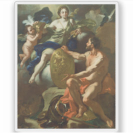 Francesco Solimena - Venus bij het Vulcaan Sticker