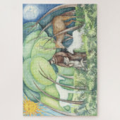 "Francesco" St Francis van Assisi Puzzle Legpuzzel (Verticaal)