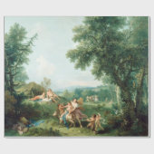 Francesco Zuccarelli Landschap met onderwijs Cadeaupapier (Vlak)