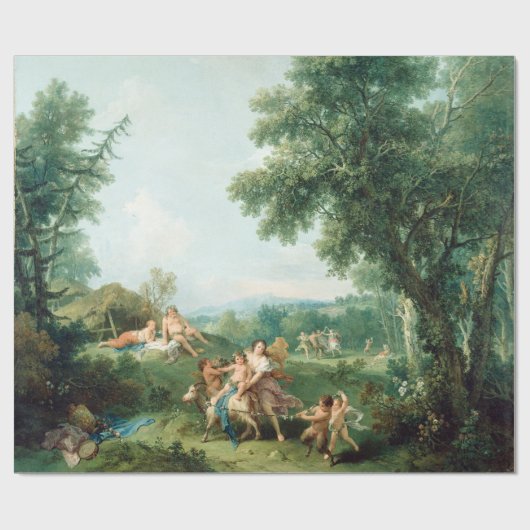 Francesco Zuccarelli Landschap met onderwijs Cadeaupapier (Vlak)