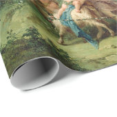 Francesco Zuccarelli Landschap met onderwijs Cadeaupapier (Rol Hoek)