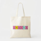Francess periodieke table name canvas tas (Voorkant)