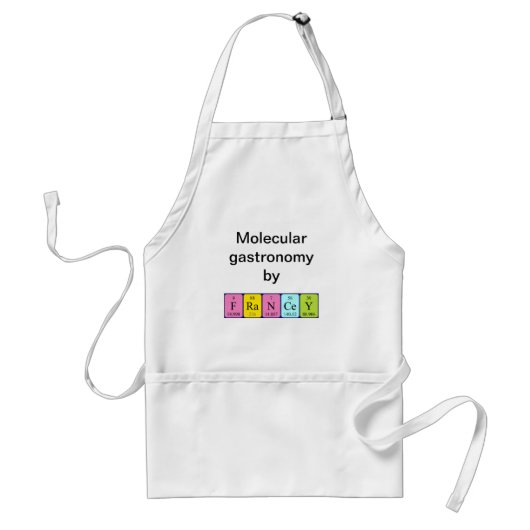 Francey periodieke table name apron standaard schort (Voorkant)