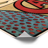 FRANCH CACAO KARSTEL Chocolate Beverage Drink Cafe Poster (Hoek)