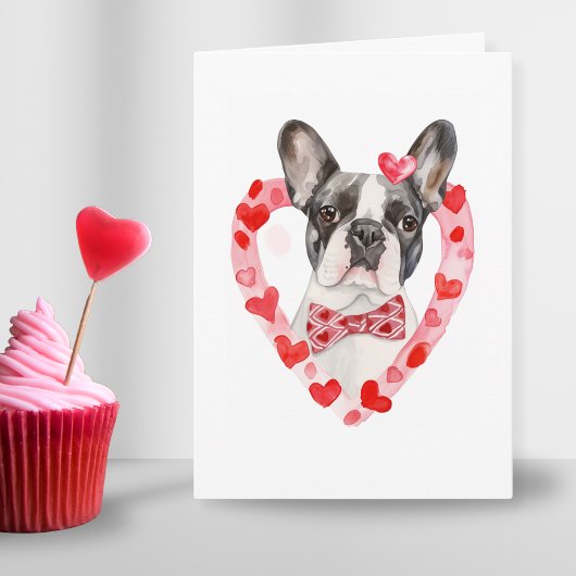 franchie mam Valentijnsdag hond liefde hart Feestdagen Kaart