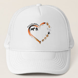 franchise elke hond doet ertoe gouden hart huisdie trucker pet