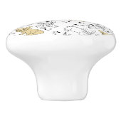 franchise houdt van Botten Keramische Knop (Zijkant)