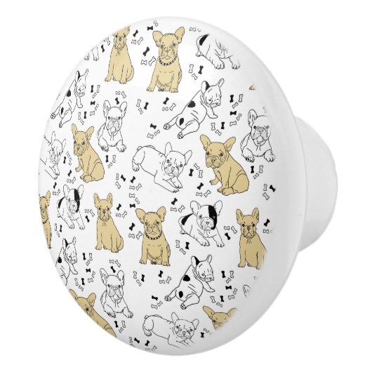 franchise houdt van Botten Keramische Knop (Rechts)