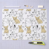 franchise houdt van Botten Tissuepapier (Craft)