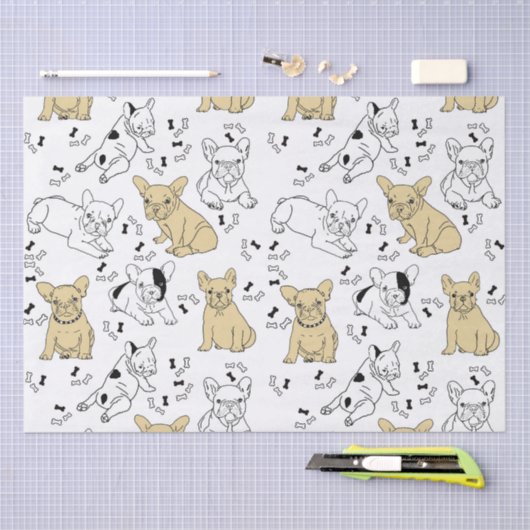 franchise houdt van Botten Tissuepapier (Craft)