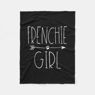 franchisemeisje Ik hou van mijn franse cadeau vo Fleece Deken