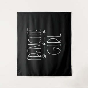 franchisemeisje   Ik hou van mijn franse cadeau vo Wandkleed