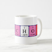 Franchot periodieke lijstnaam mok (Voorkant rechts)