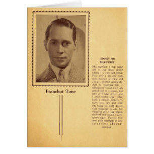 Franchot Tone Lemon Merigue Pie Recipe