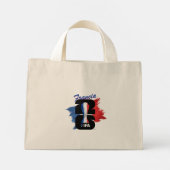Francia fans mundial 2026 mini tote bag (Achterkant)