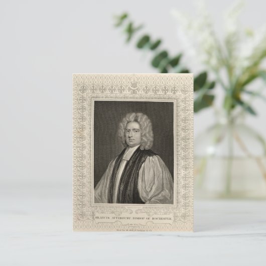 Francis Atterbury, bisschop van Rochester Briefkaart (Staand voorkant)