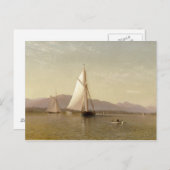 Francis Augustus Silva - De Hudson bij de Tappan Briefkaart (Voorkant / Achterkant)