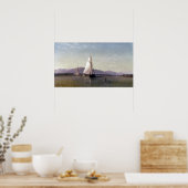 Francis Augustus Silva The Hudson bij Tappan Zee Poster (Keuken)