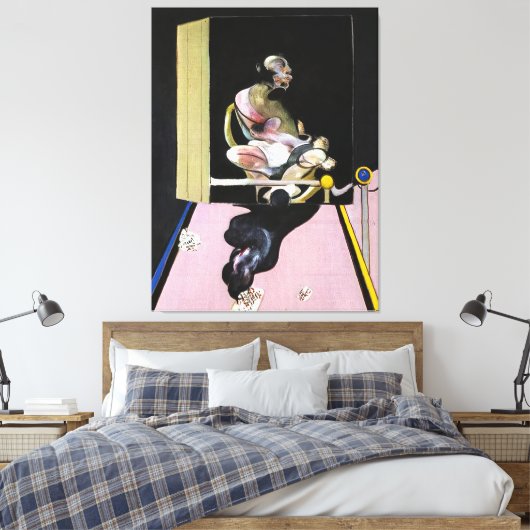 Francis Bacon art Canvas Afdruk (Insitu (Slaapkamer))