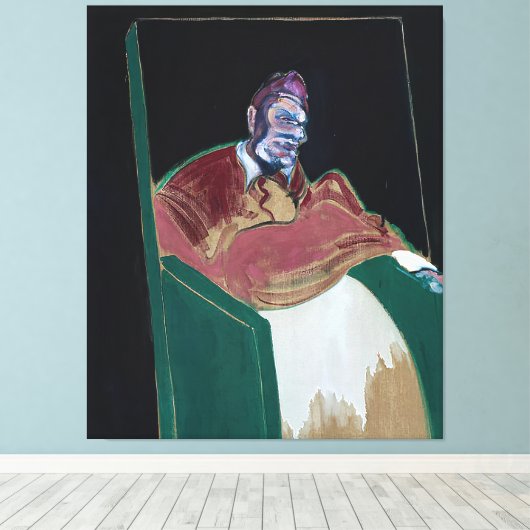 Francis Bacon art work Canvas Afdruk (Insitu (Houten vloer))