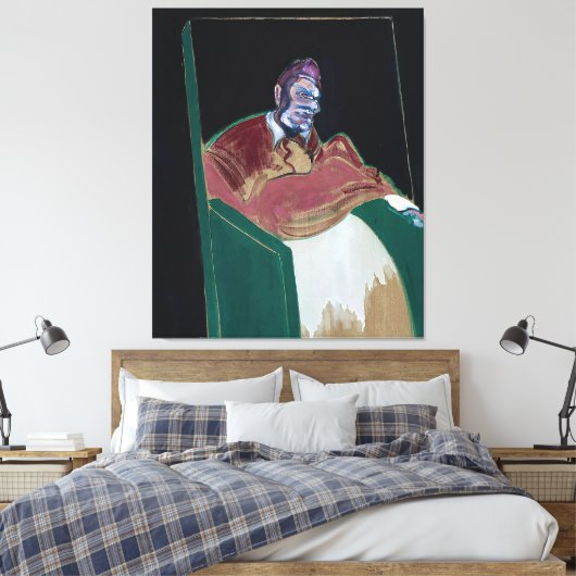 Francis Bacon art work Canvas Afdruk (Insitu (Slaapkamer))
