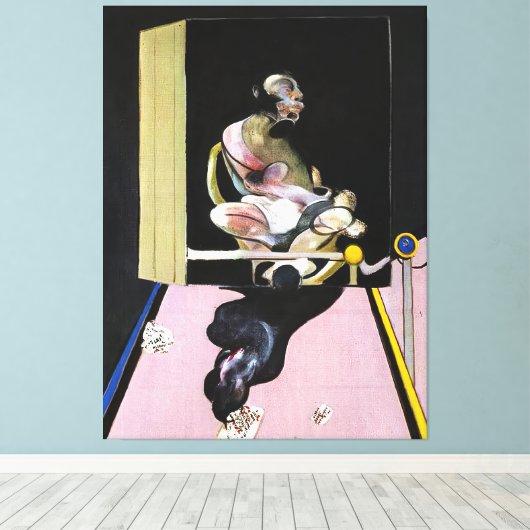 Francis Bacon kunst Canvas Afdruk (Insitu (Houten vloer))