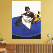 Francis Bacon kunststijl Canvas Afdruk (Insitu (Woonkamer))