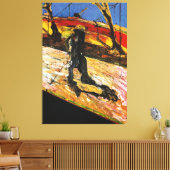 Francis Bacon kunststijl Canvas Afdruk (Insitu (Woonkamer))