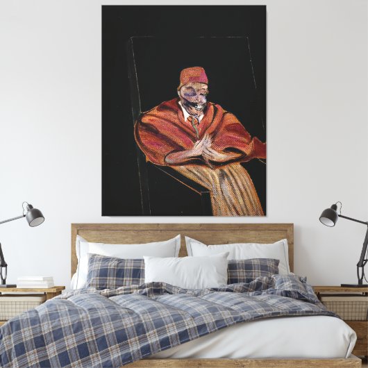 Francis Bacon painting Canvas Afdruk (Insitu (Slaapkamer))
