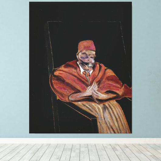 Francis Bacon painting Canvas Afdruk (Insitu (Houten vloer))