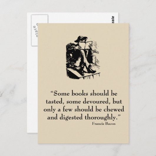 Francis Bacon Quote Briefkaart (Voorkant / Achterkant)