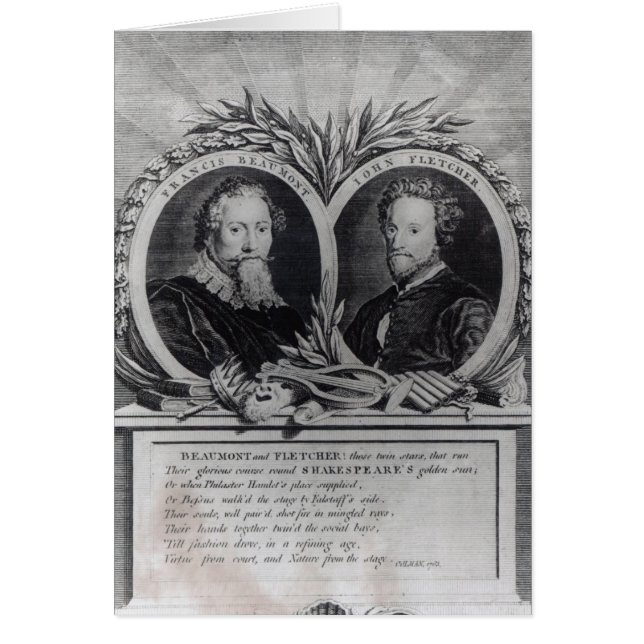 Francis Beaumont en John Fletcher (Voorkant)