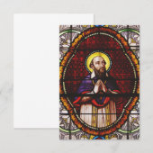 Francis de Sales Bishop van Genève Bedankkaart (Voorkant / Achterkant)