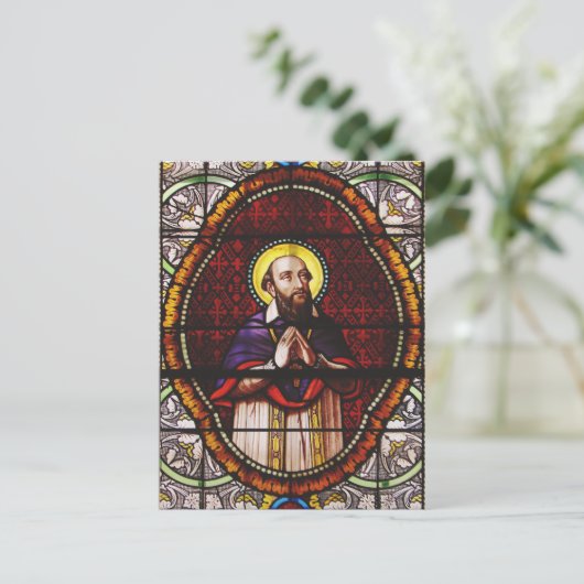 Francis de Sales Bishop van Genève Briefkaart (Staand voorkant)