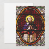 Francis de Sales Bishop van Genève Feestdagenkaart (Voorkant / Achterkant)