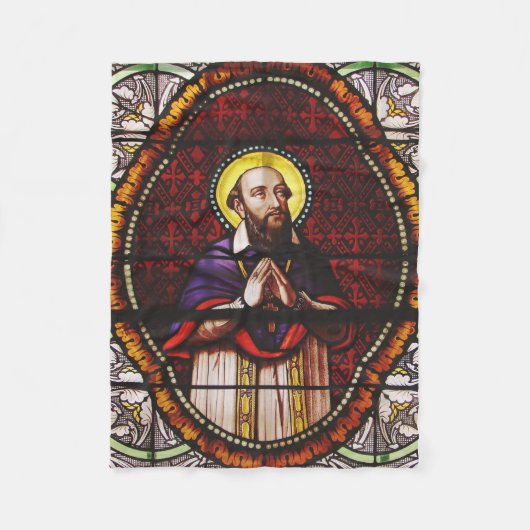 Francis de Sales Bishop van Genève Fleece Deken (Voorkant)