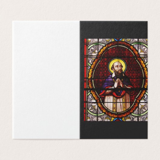 Francis de Sales Bishop van Genève Kaart (Buitenkant ongevouwen)