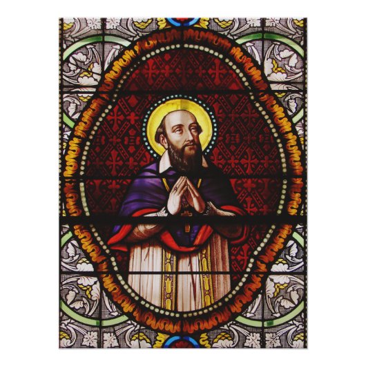 Francis de Sales Bishop van Genève Perfect Poster (Voorkant)