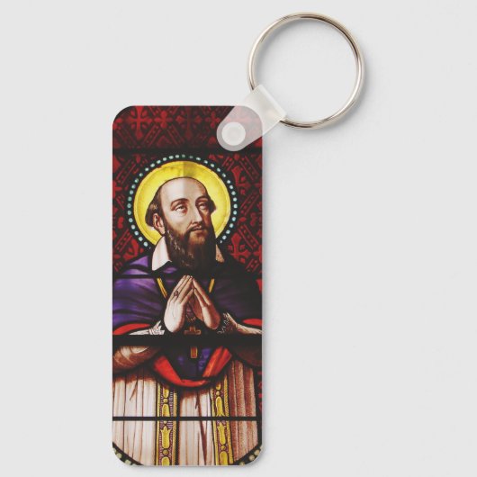 Francis de Sales Bishop van Genève Sleutelhanger (Achterkant)