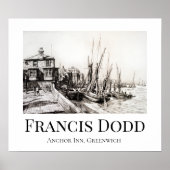 Francis Dodd Anchor Inn, Greenwich Poster (Voorkant)