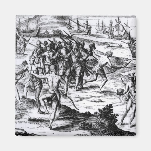Francis Drake in de Nieuwe Wereld Magneet (Voorkant)
