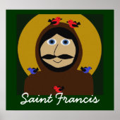 Francis en de vogels poster (Voorkant)